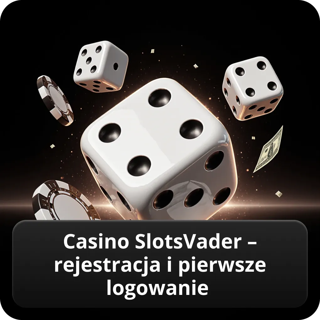 Casino SlotsVader – rejestracja i pierwsze logowanie